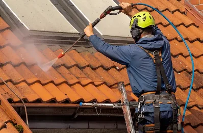 Démoussage et hydrofuge de toiture à Guémar